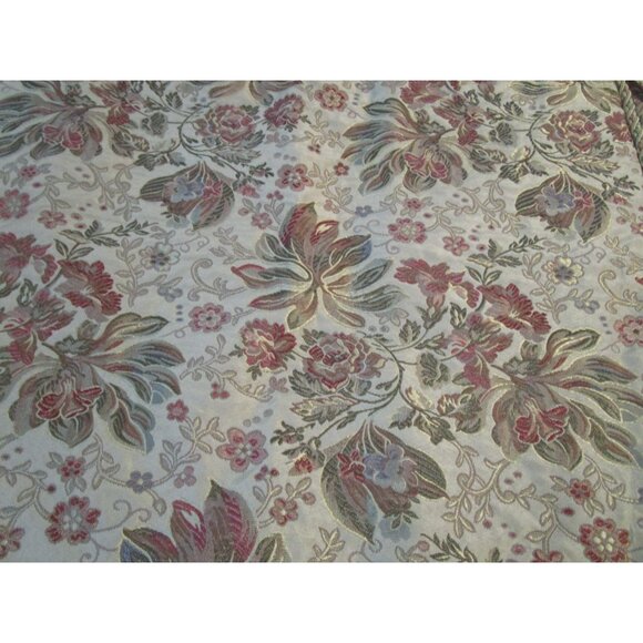 Vintage Waterford Meadow Flower Euro Square Pillow Sham 2004 Floral Damask GUC - Picture 5 of 11